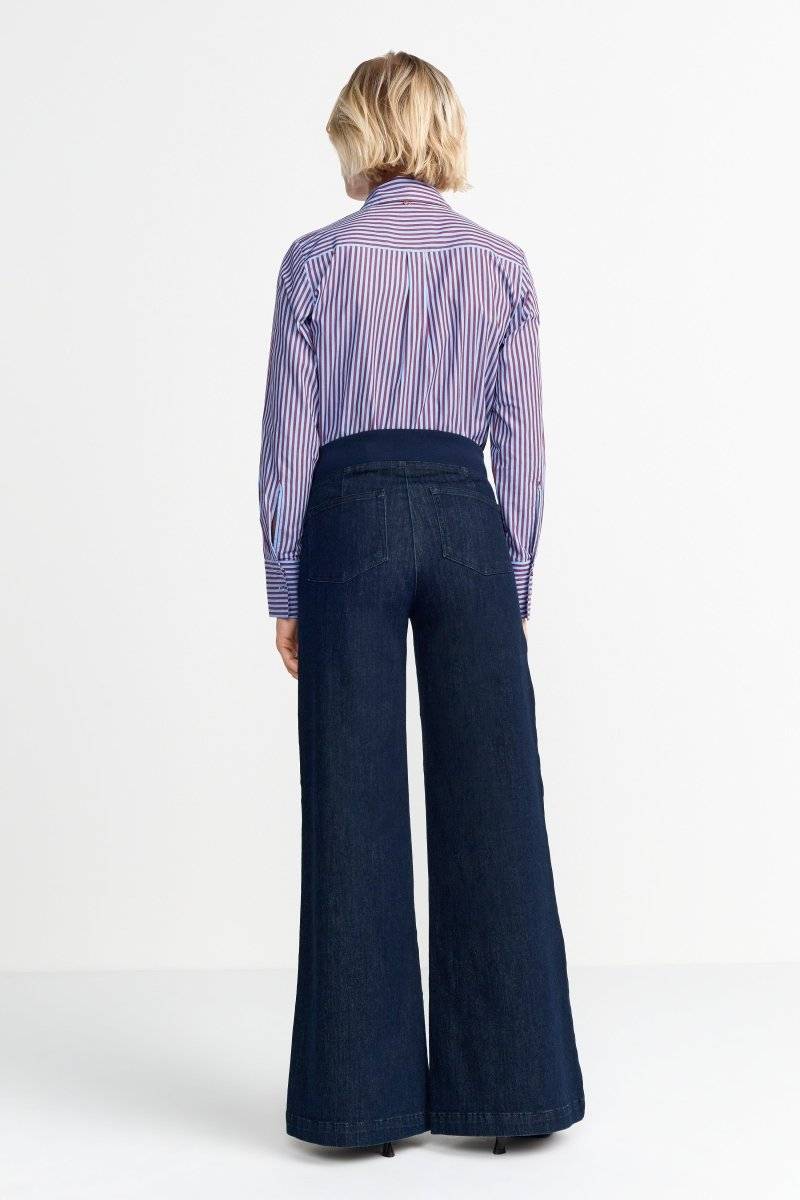 Eich & Royal Wide Leg Denim mit elastischem Bund Riesige Rabatte