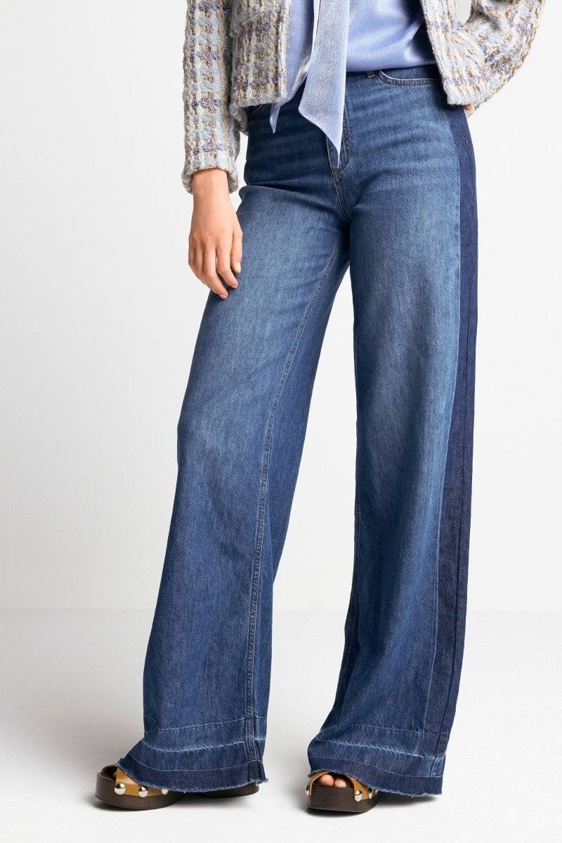 Eich & Royal Wide Leg Denim mit Seitenstreifen 50% Rabatt für begrenzte Zeit