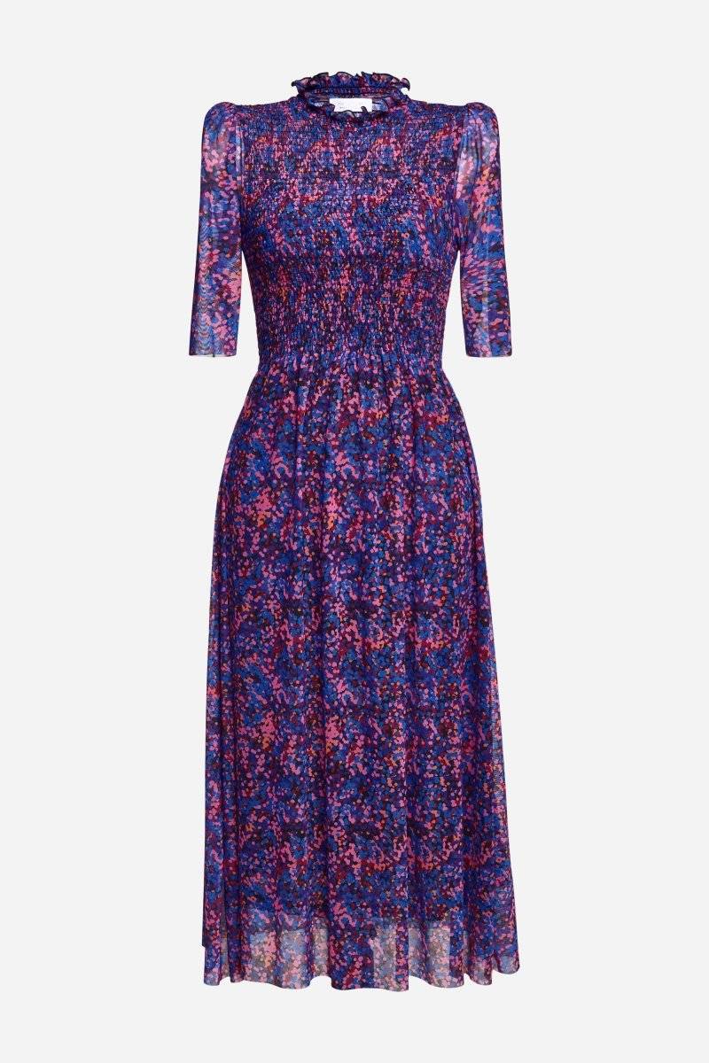 Eich & Royal Meshkleid mit Rüschenkragen Fabrikverkauf