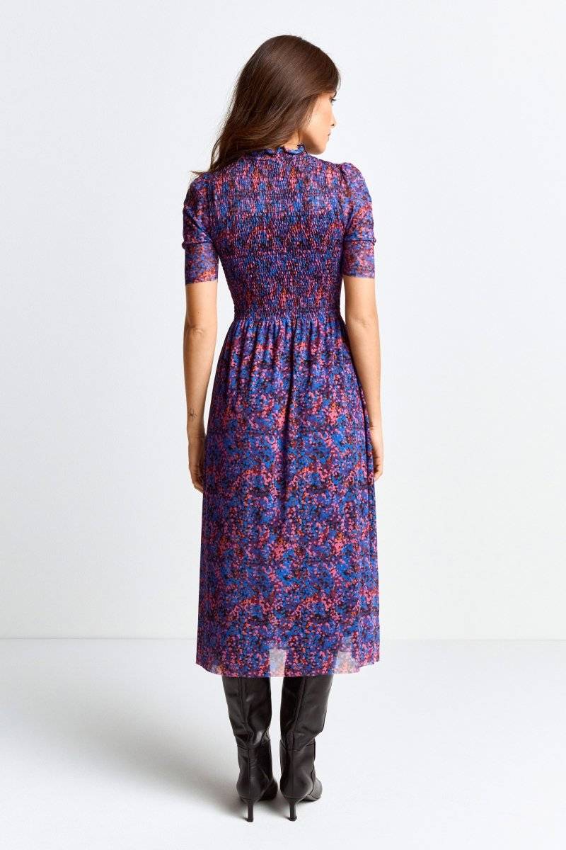Eich & Royal Meshkleid mit Rüschenkragen Fabrikverkauf