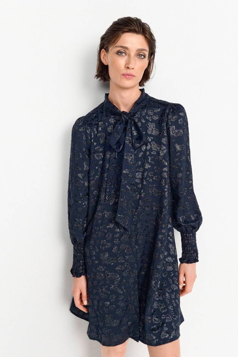 Eich & Royal Minikleid mit Schleifenkragen Rabatt