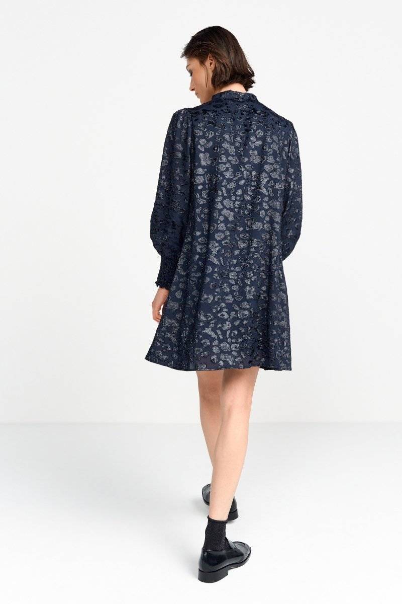 Eich & Royal Minikleid mit Schleifenkragen Rabatt
