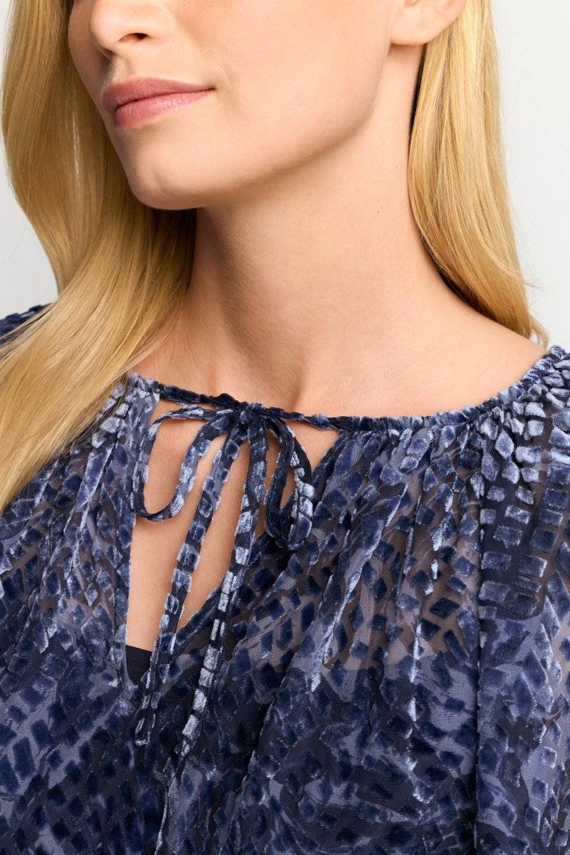 Eich & Royal Mini-Blusenkleid aus Samt Flash Sale