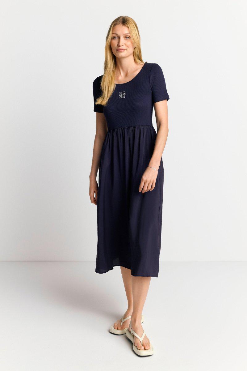 Eich & Royal Midikleid mit Logostickerei Exklusivangebot