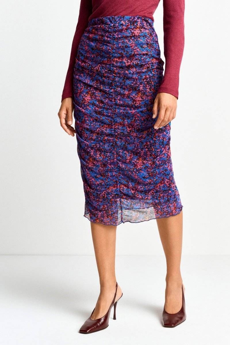 Eich & Royal Midirock mit floralem Allover-Print Neueste Mode