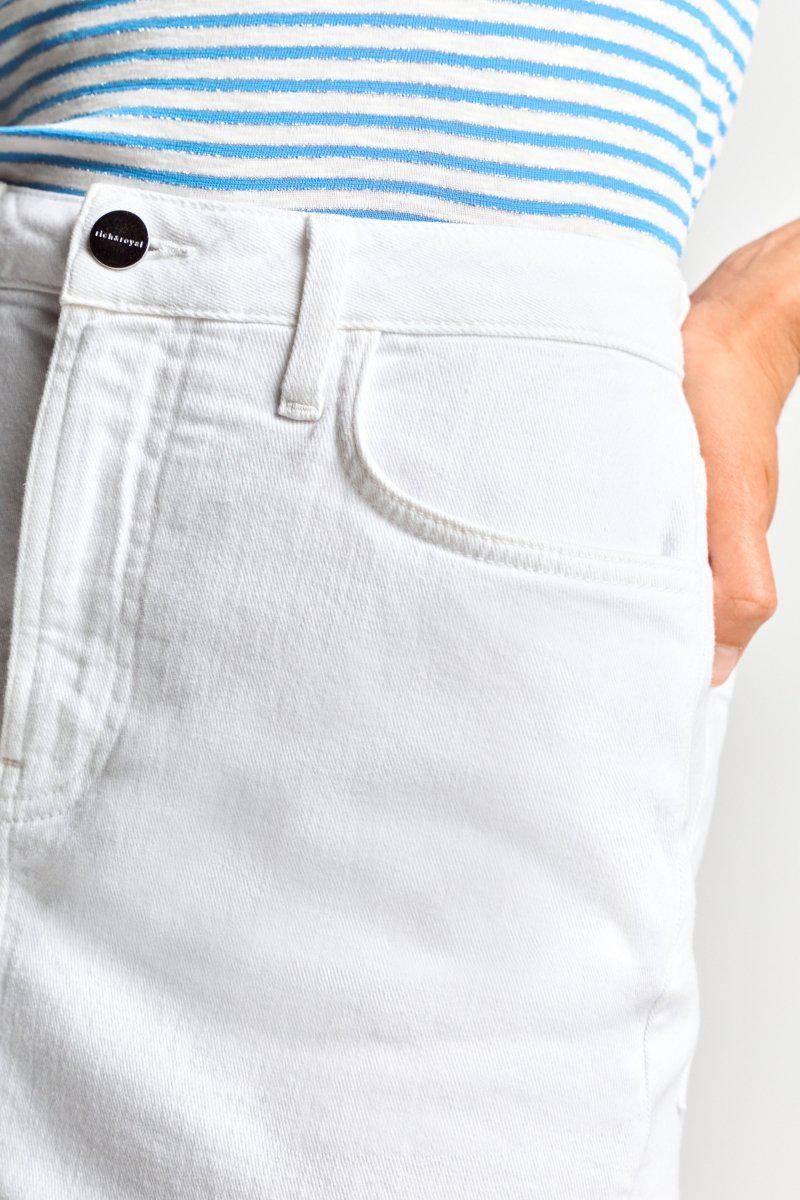 Eich & Royal Denim-Rock mit Schlitz Discount Store für neue Produkte