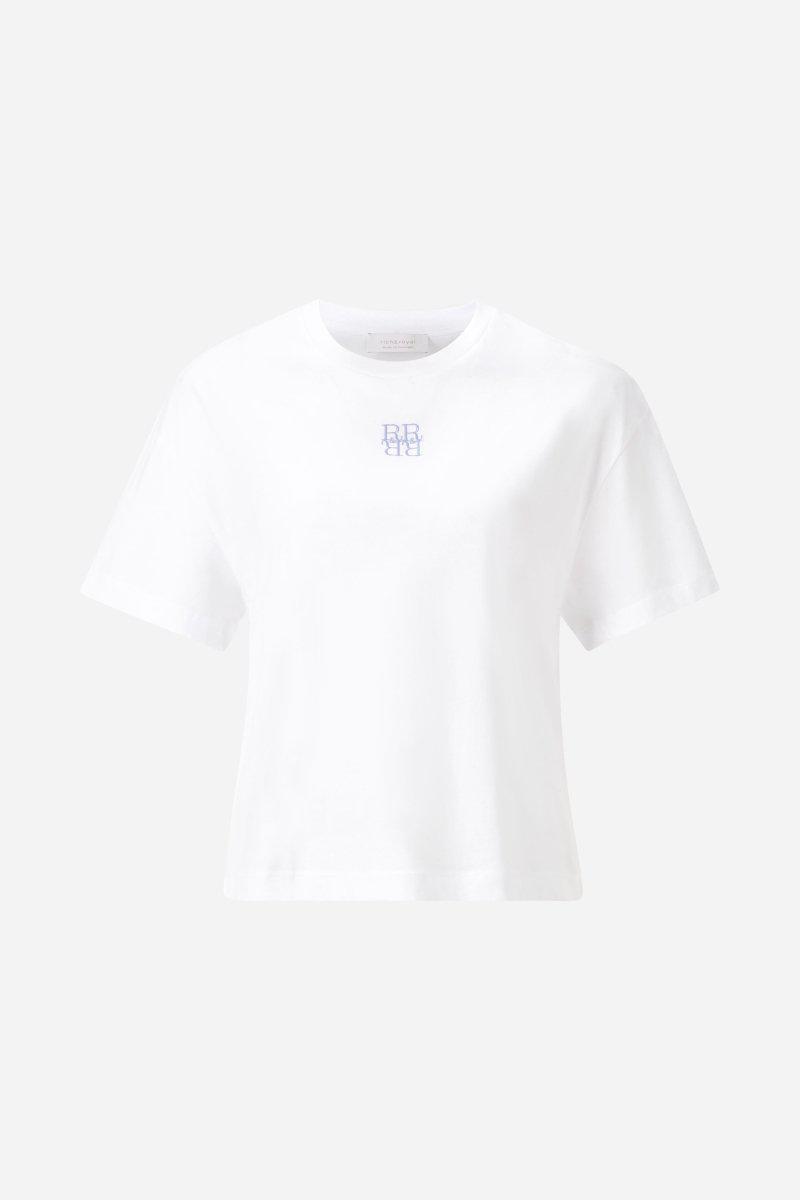 Eich & Royal T-Shirt mit Logostickerei Kostenloser Versand international