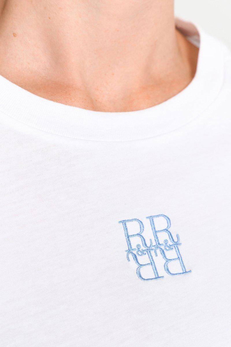 Eich & Royal T-Shirt mit Logostickerei Kostenloser Versand international