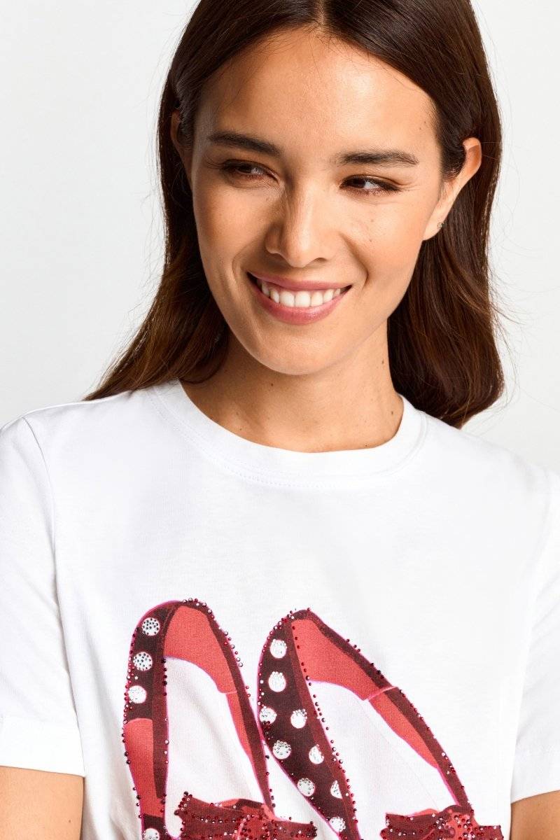 Eich & Royal T-Shirt mit Strassdetails Verkauf