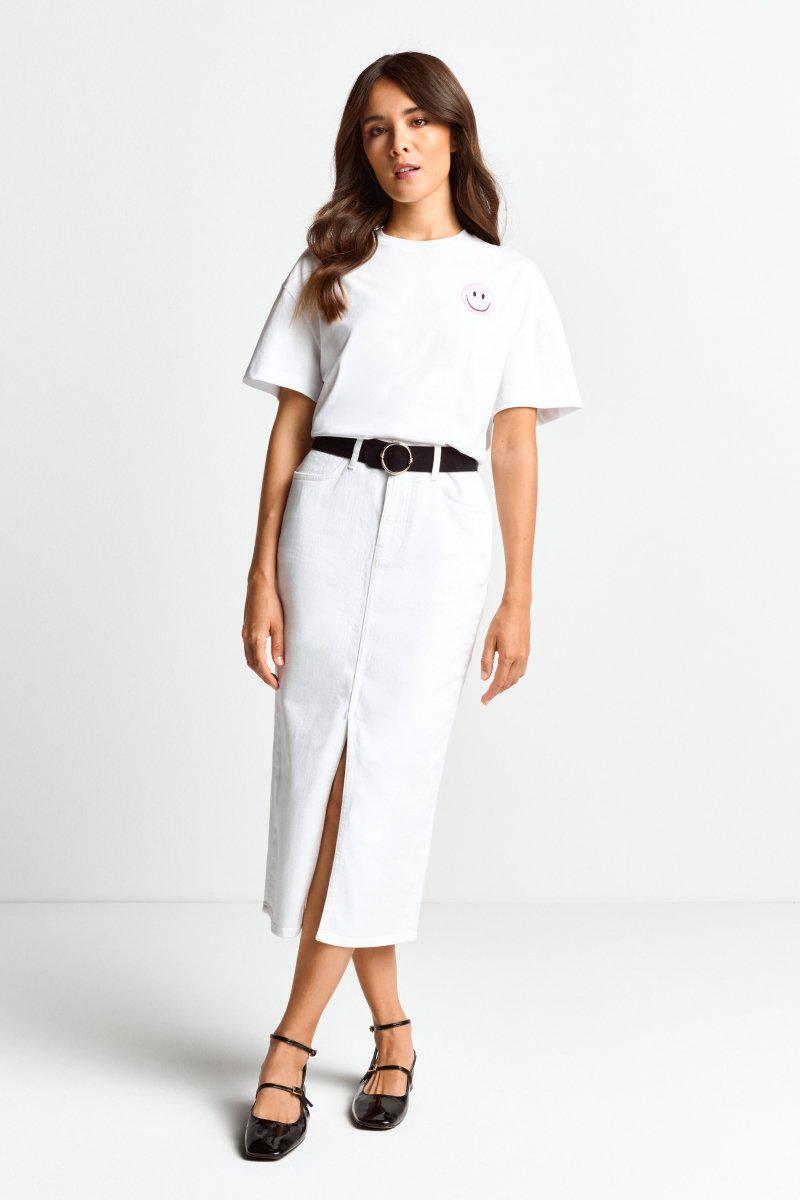 Eich & Royal Statement-Shirt mit Crew-Neck Fabrikverkauf