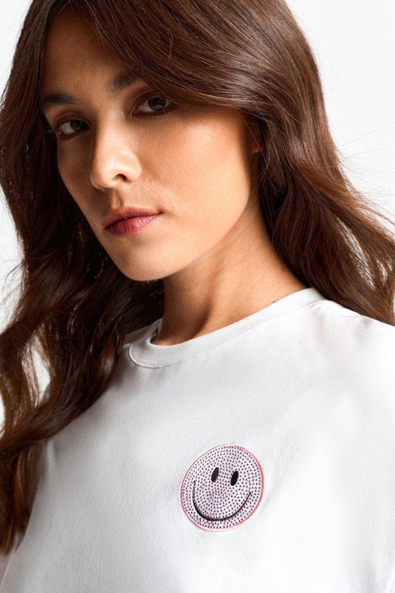 Eich & Royal Statement-Shirt mit Crew-Neck Fabrikverkauf
