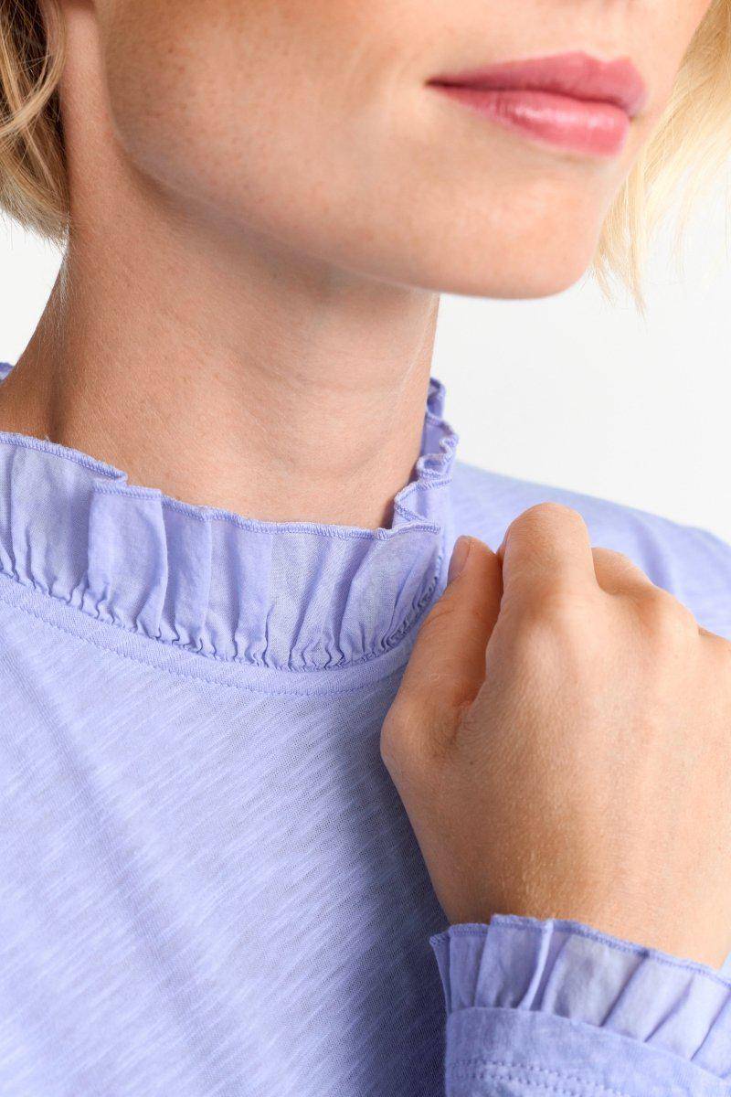 Eich & Royal Longsleeve mit Frill-Kragen Großer Ausverkauf