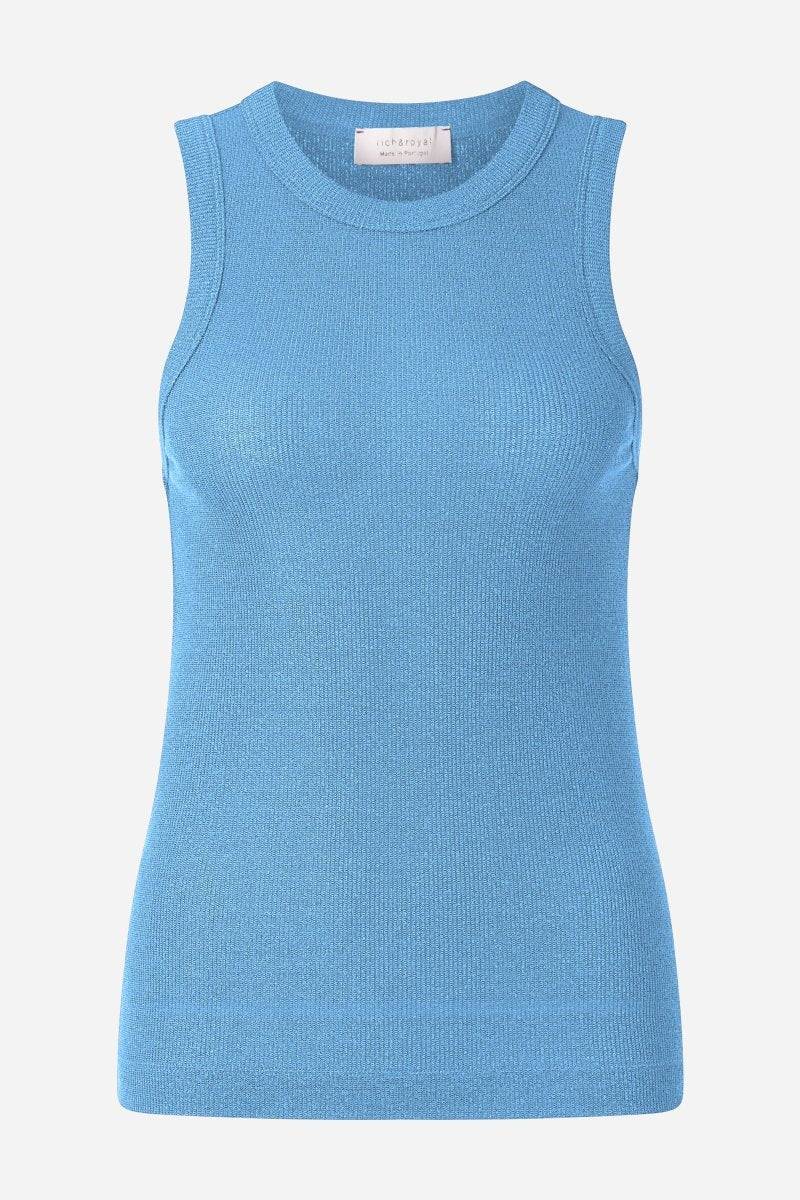 Eich & Royal Hellblaues Rib-Tanktop Sonderangebote