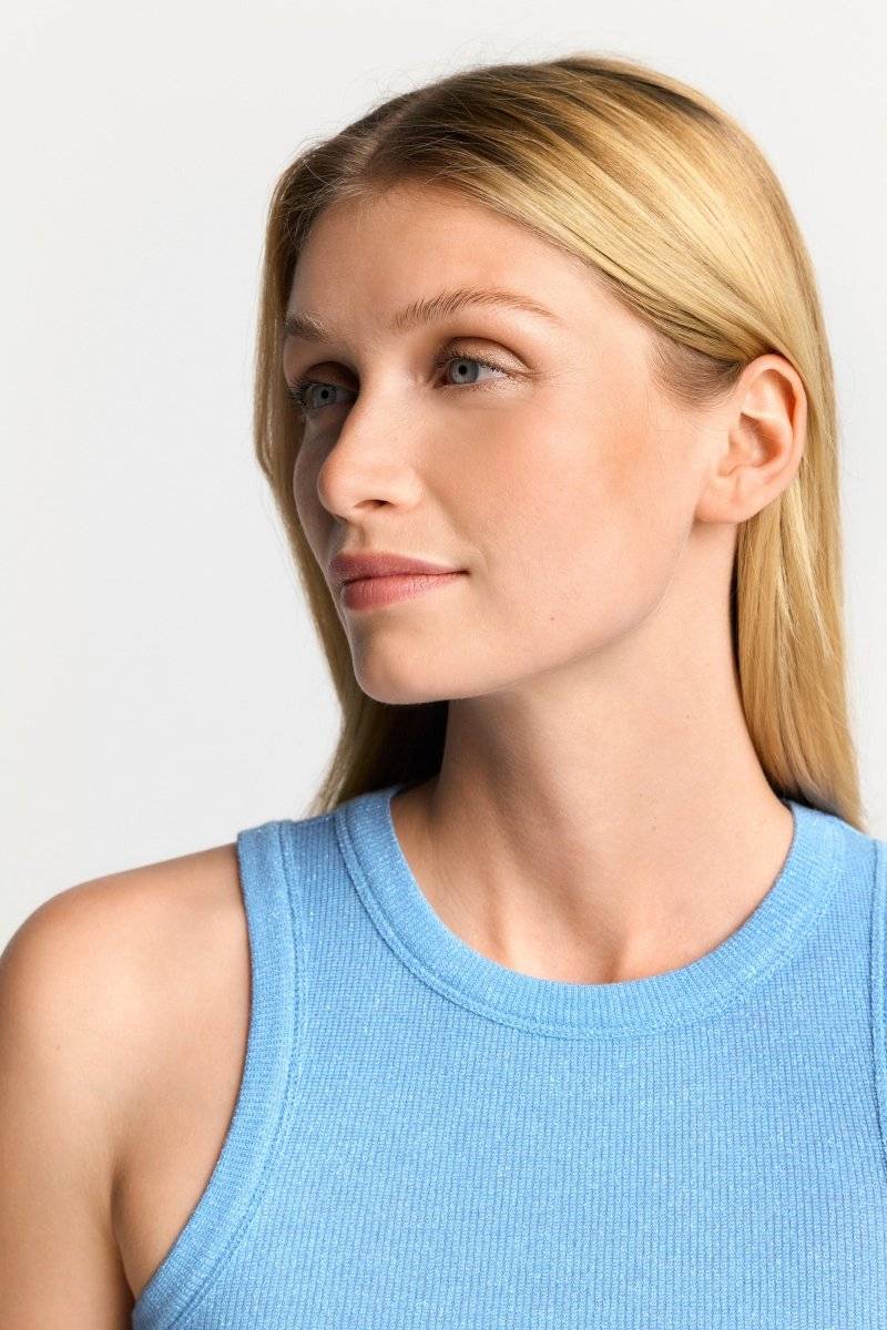 Eich & Royal Hellblaues Rib-Tanktop Sonderangebote