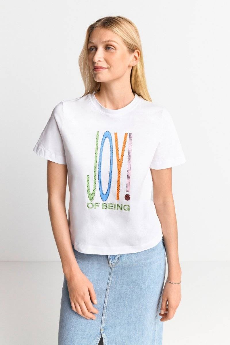 Eich & Royal T-Shirt mit Strassverzierung Riesige Ersparnisse
