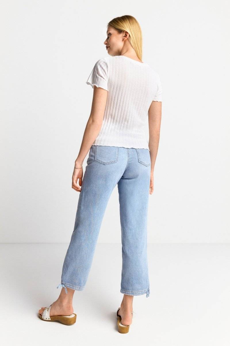 Eich & Royal Figurbetontes Rib-Shirt Super Sparpreis
