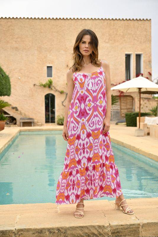 Ringella Sommerkleid mit Spaghettiträgern und Volant Im Verkauf