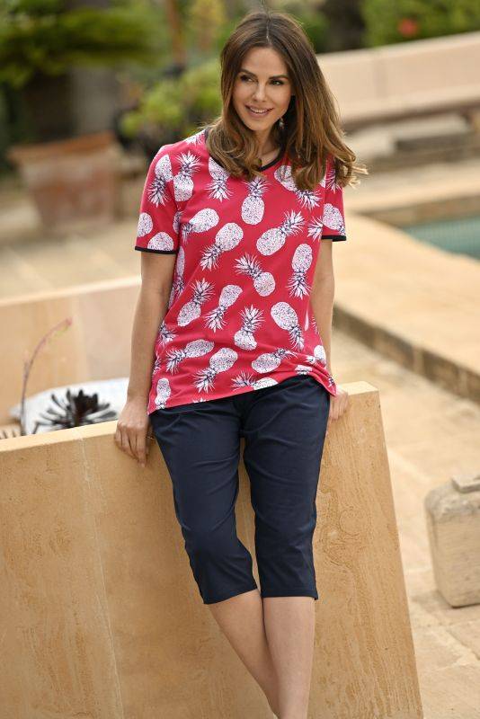 Ringella Pyjama mit Caprihose Valentinstagsangebot