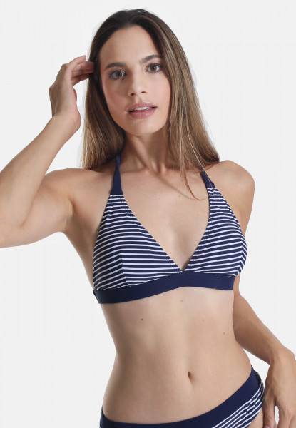 Sassamode Triangel Bikini-Top STRIPE PRINT Rabatte dieses Monats