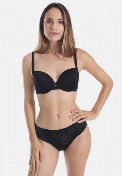 Sassamode Schalen-BH HIBISCUS JACQUARD Black Friday