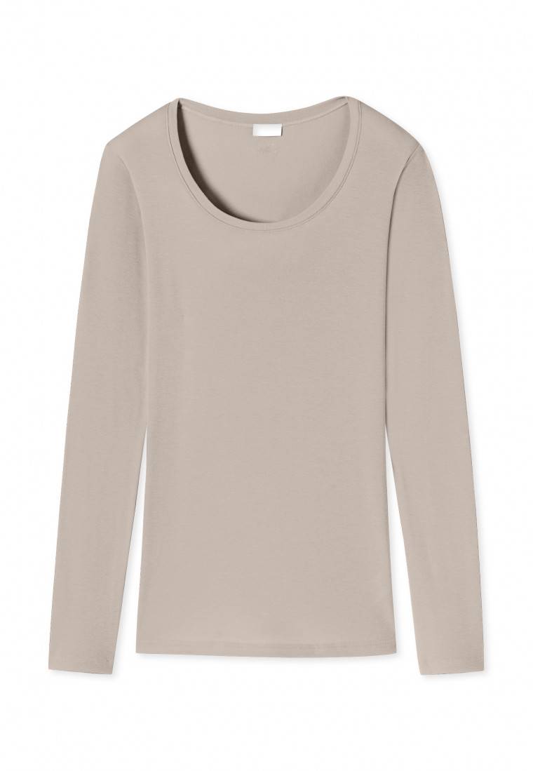 Schiesser Shirt langarm beige - Revival Martina Bis zu 65% Rabatt