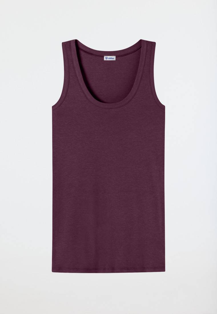 Schiesser Top pflaume - Revival Martina 50% Rabatt mit kostenlosem Versand