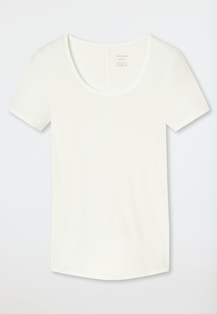 Schiesser Shirt kurzarm naturweiß - Personal Fit Begrenzt auf 3 Tage