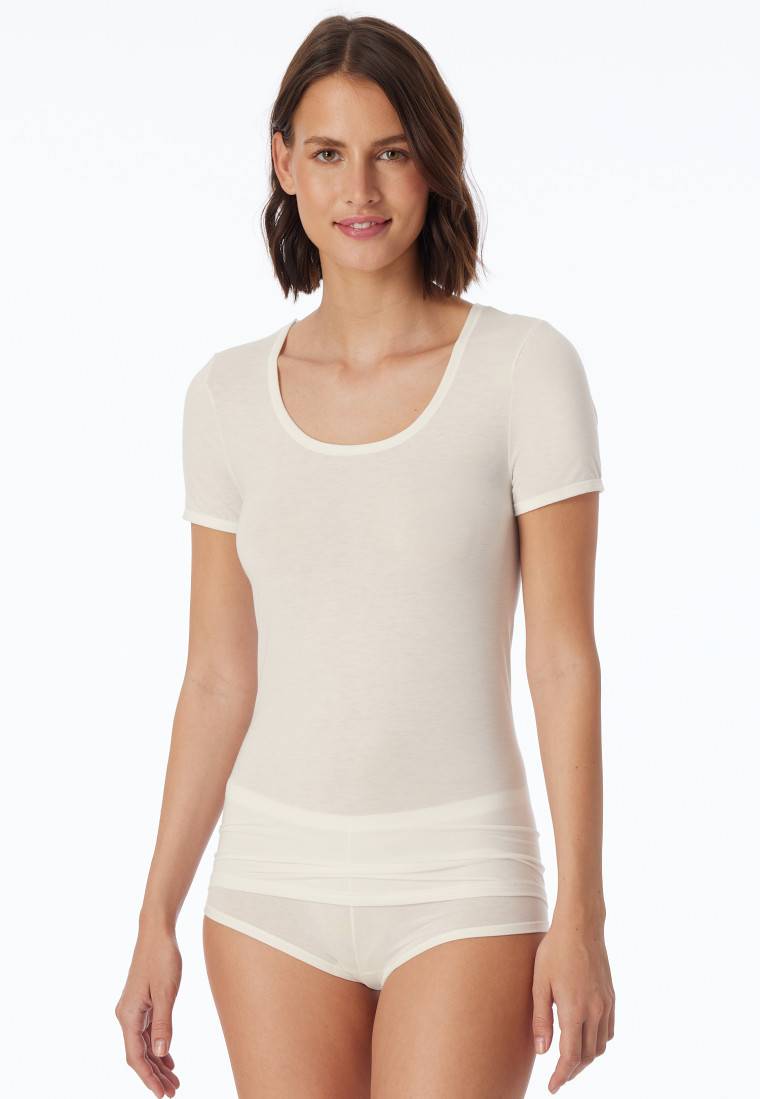 Schiesser Shirt kurzarm naturweiß - Personal Fit Begrenzt auf 3 Tage