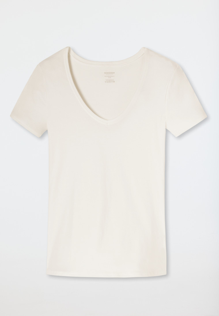 Schiesser Shirt kurzarm Feinripp sekt - Naturschönheit Black Friday Preise