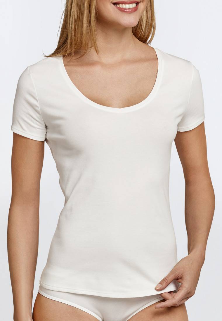 Schiesser Shirt kurzarm Feinripp sekt - Naturschönheit Black Friday Preise