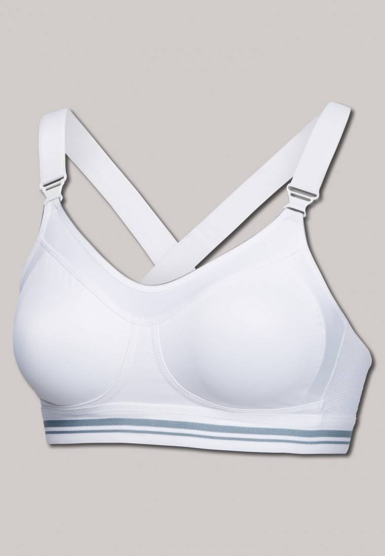 Schiesser Sport-BH Aktiv High Impact weiß - Sport BH Angebote