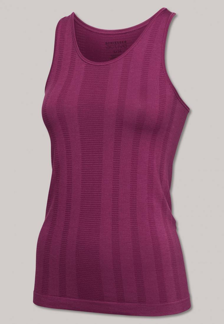 Schiesser Top seamless Bambus beere - Active Mesh Bamboo Schlussverkauf