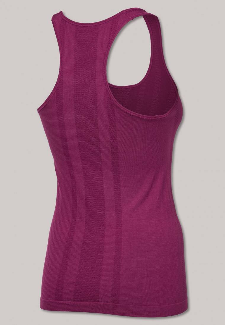 Schiesser Top seamless Bambus beere - Active Mesh Bamboo Schlussverkauf