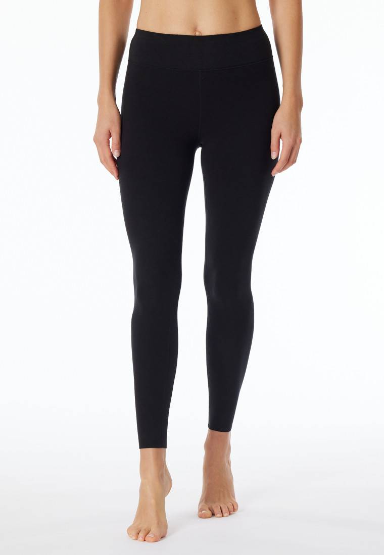 Schiesser Leggings wärmend schwarz - Invisible Soft Warming Fabrikverkauf