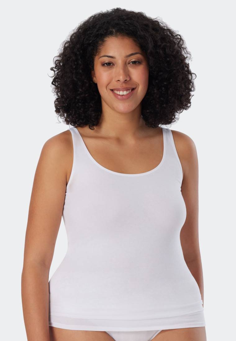 Schiesser Top 2er-Pack Organic Cotton weiß - 95/5 Günstig kaufen