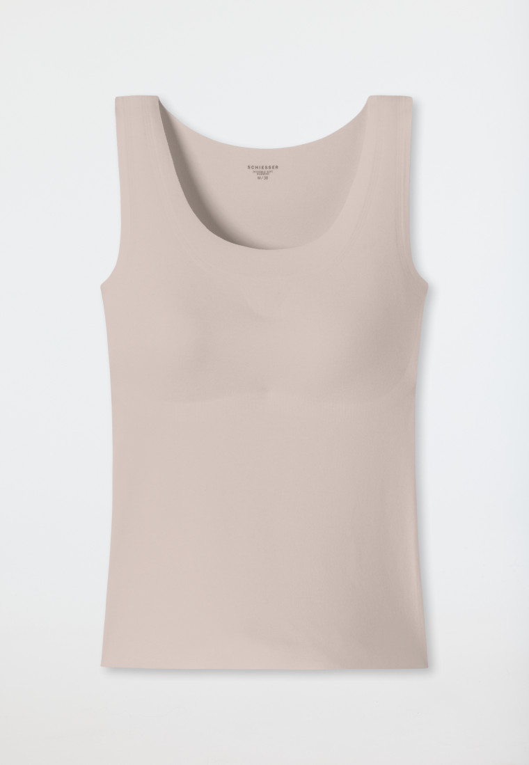 Schiesser Top wärmend herausnehmbare Pads sand - Invisible Soft Warming Online Shopping