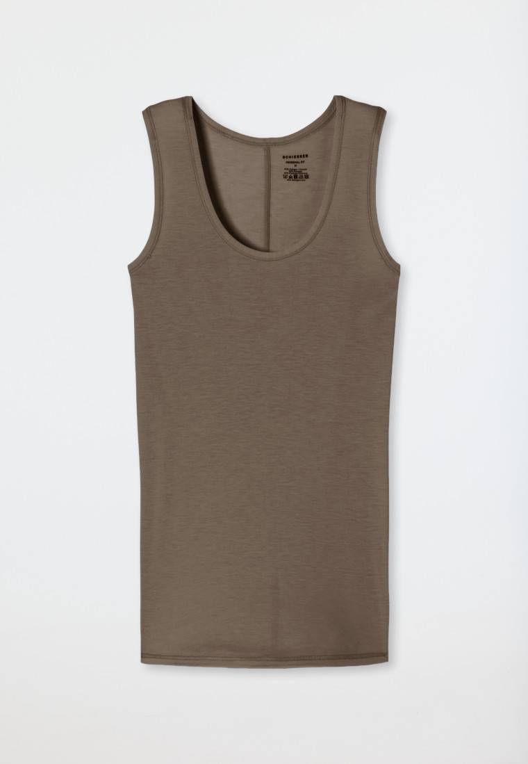 Schiesser Tank Top taupe - Personal Fit Preisnachlass
