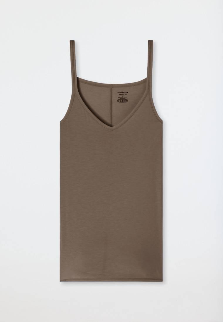 Schiesser Spaghetti-Top taupe - Personal Fit Zeitlich begrenztes Angebot
