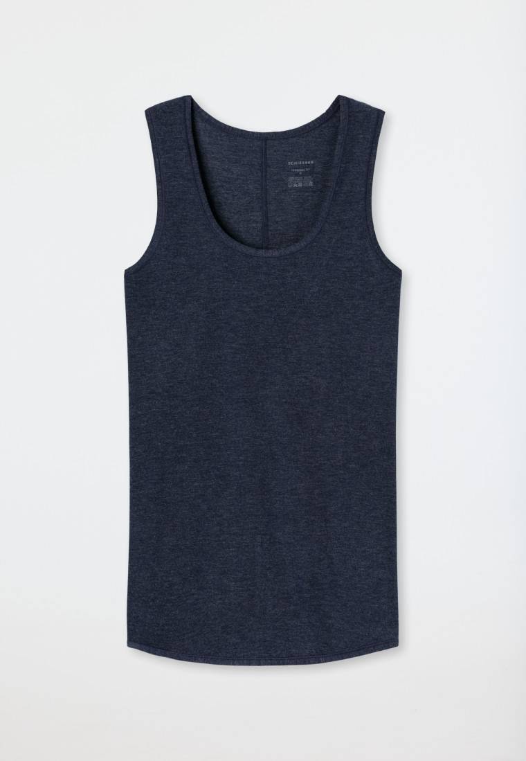 Schiesser Tank Top nachtblau - Personal Fit VIP-Rabatte