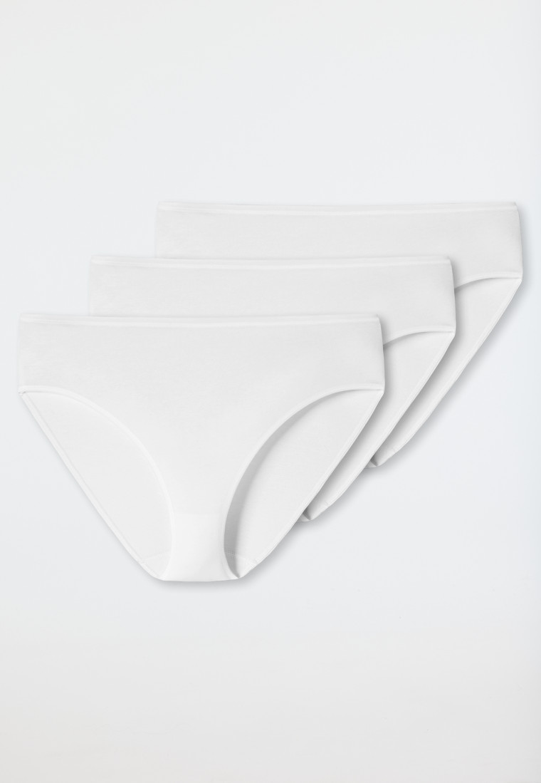 Schiesser Slips 3er-Pack weiß - Essentials Zeitbegrenzte Promotion