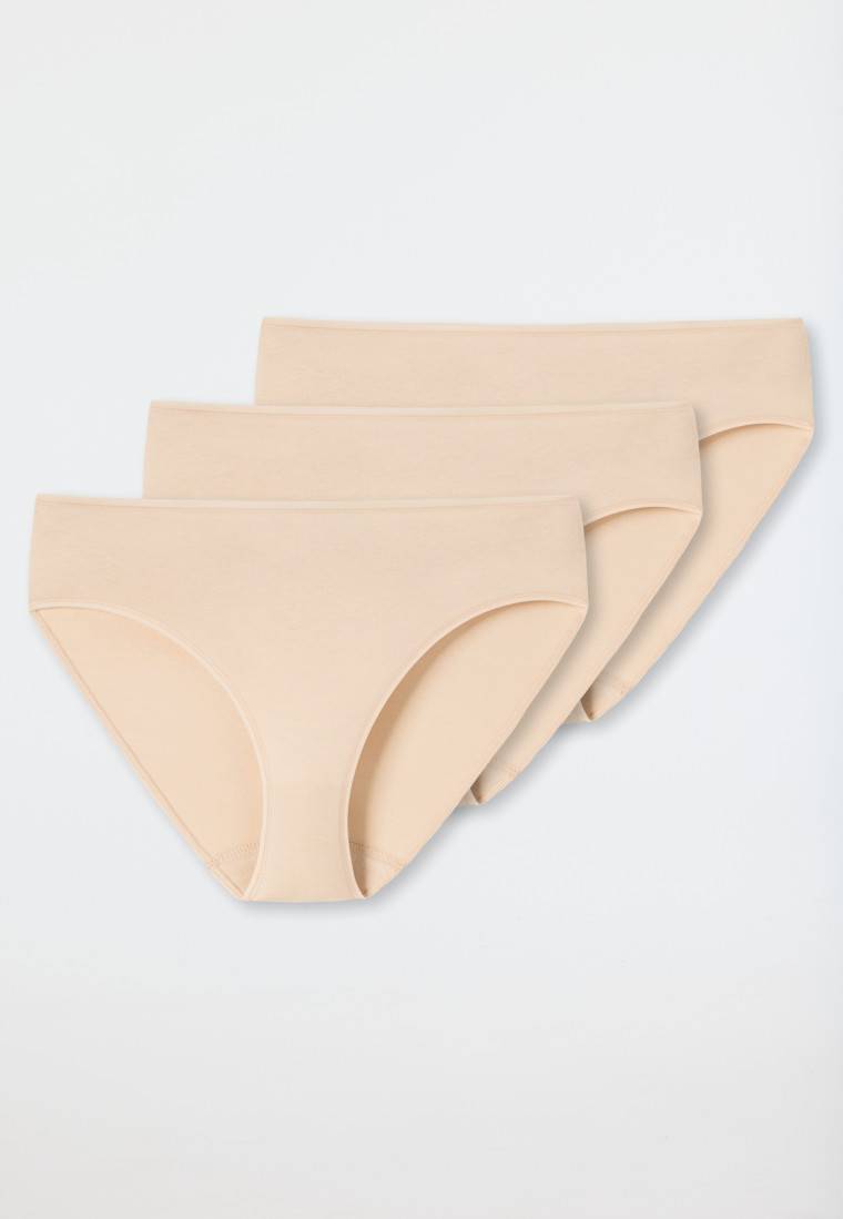 Schiesser Slips 3er-Pack sand - Essentials Bis zu 60% Rabatt