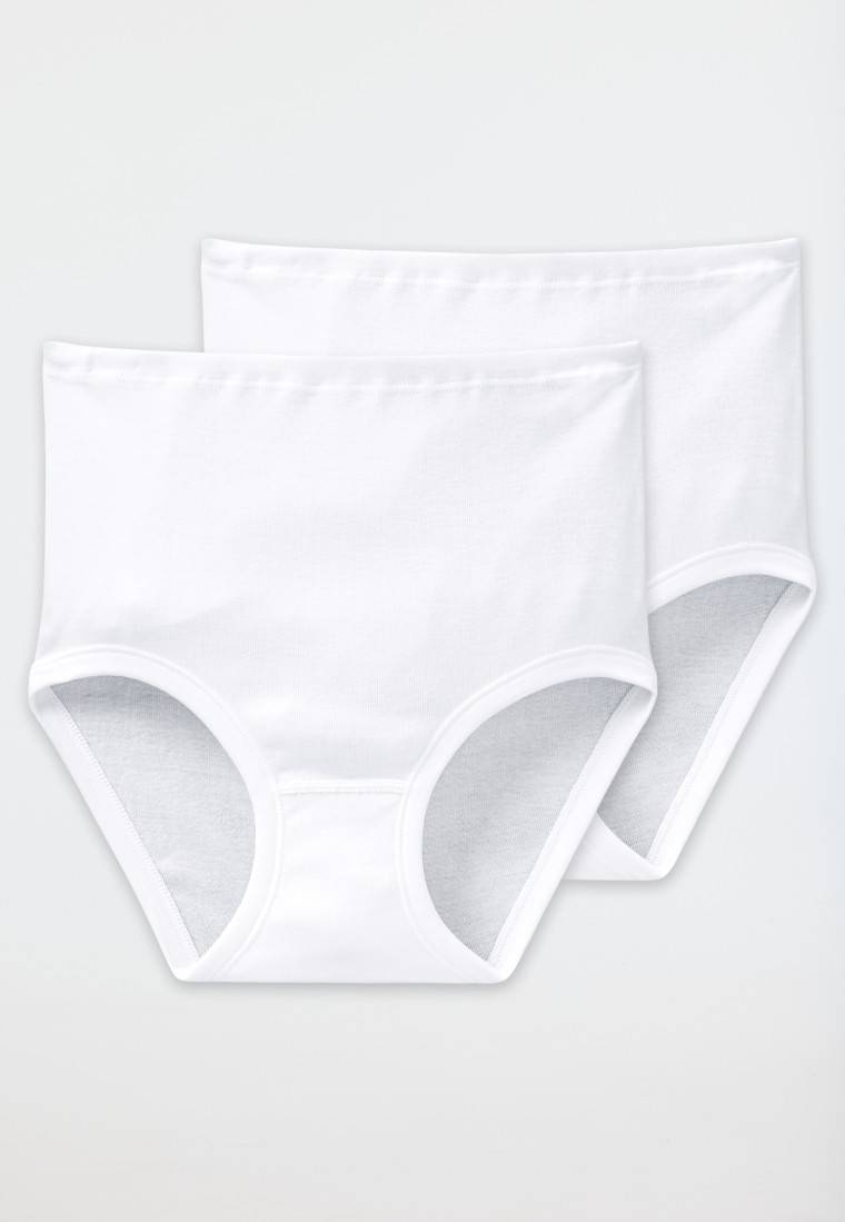 Schiesser Taillenslips 2er- Pack Feinripp weiß - Original Feinripp Bis zu 65% Rabatt