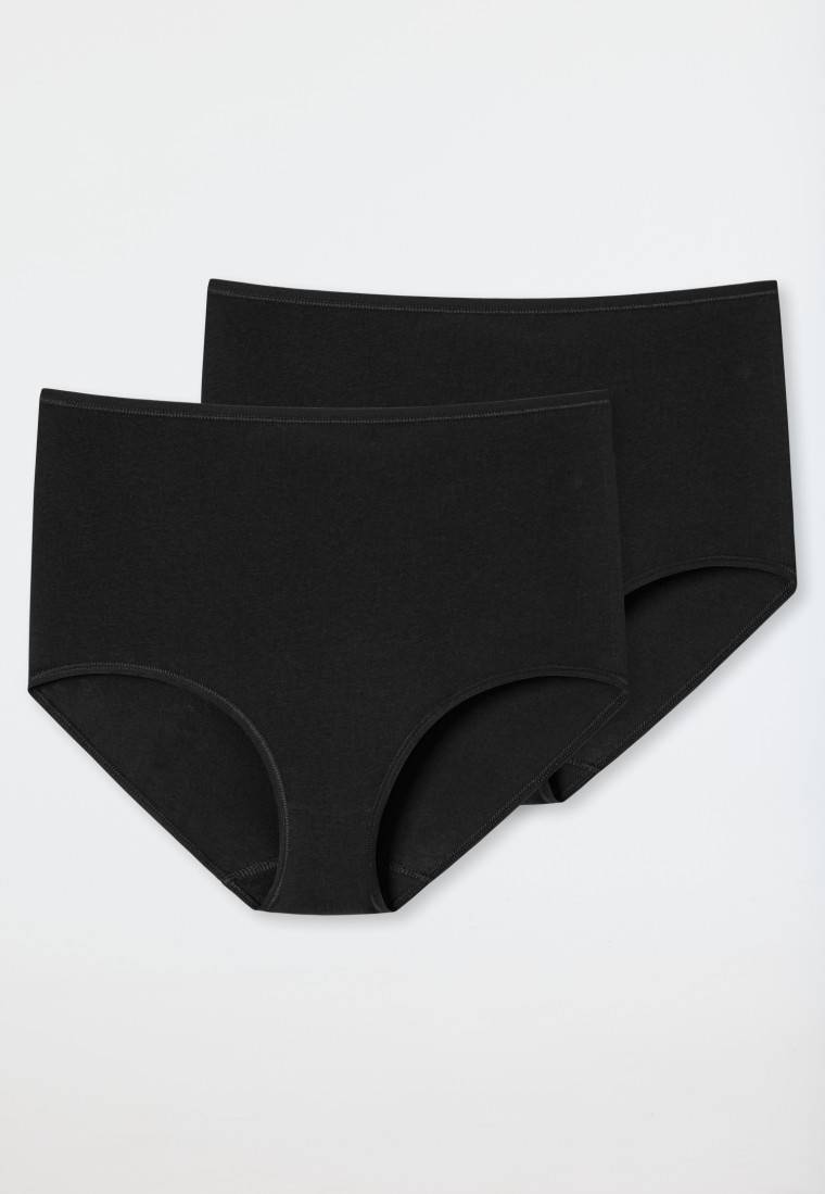 Schiesser Maxislips 2er-Pack Organic Cotton schwarz - 95/5 Bis zu 55% Rabatt