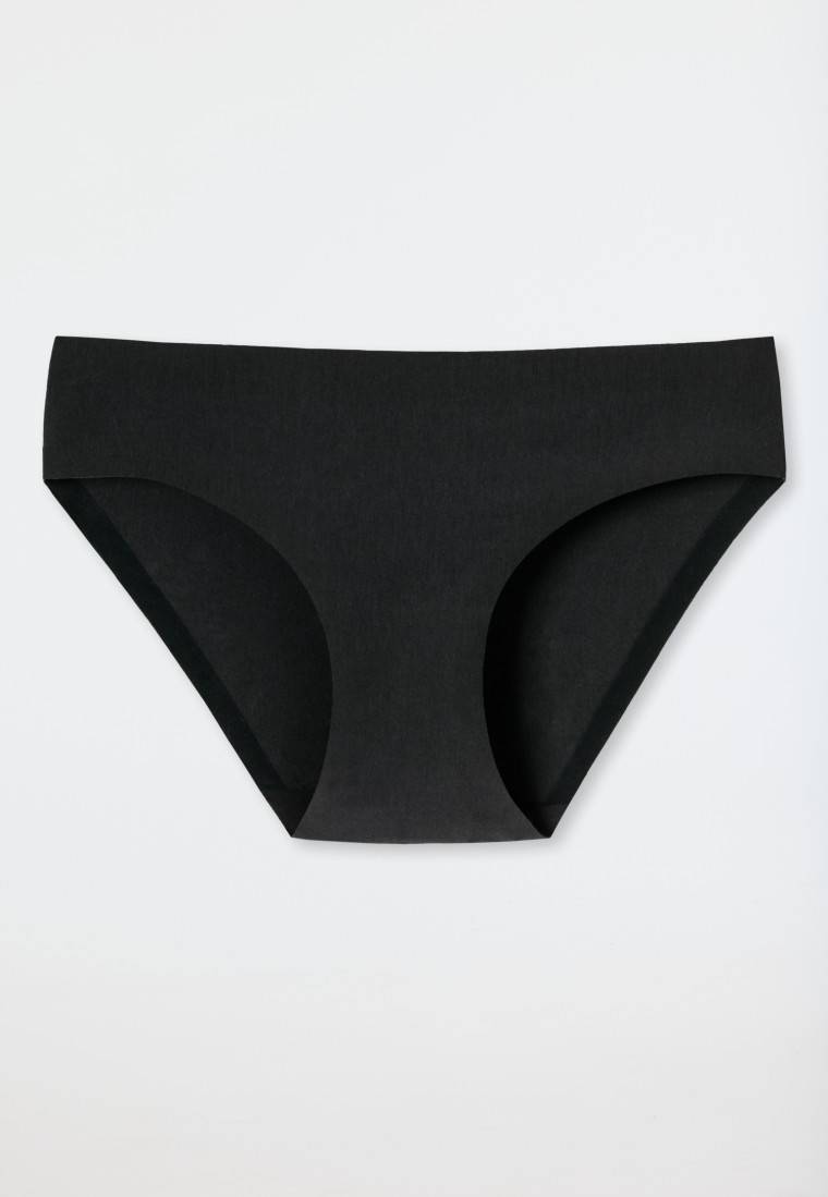 Schiesser Slip nahtlos schwarz - Invisible Cotton Nur noch ein Tag übrig