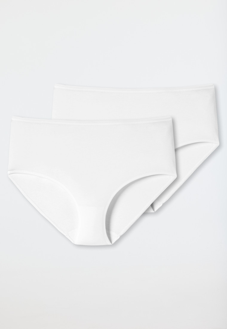 Schiesser Midi 2er-Pack Organic Cotton weiß - 95/5 Begrenzt auf 3 Tage