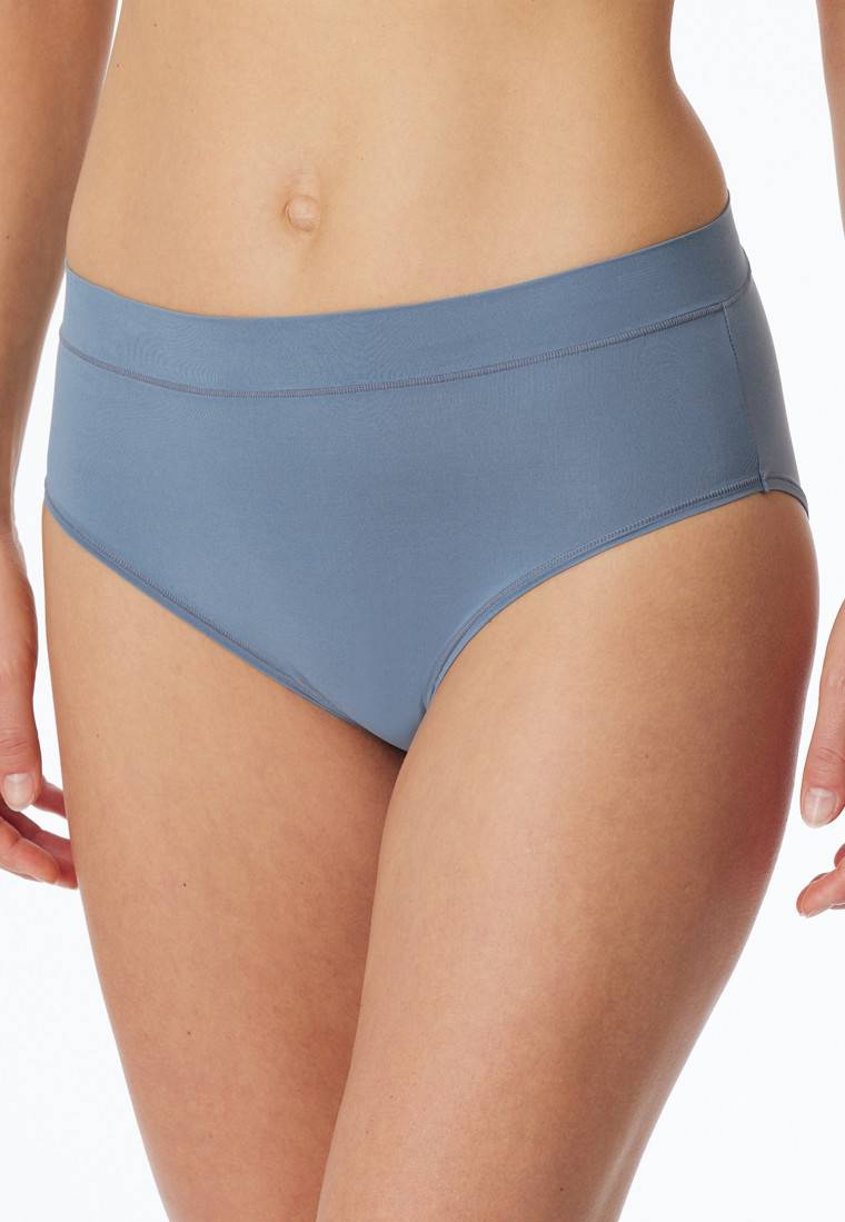 Schiesser Retro-Pants blaugrau - Unique Micro Im Verkauf