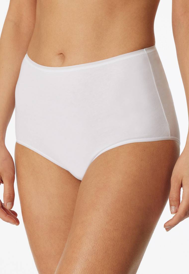 Schiesser Maxislips 2er-Pack Organic Cotton weiß - 95/5 zollfrei