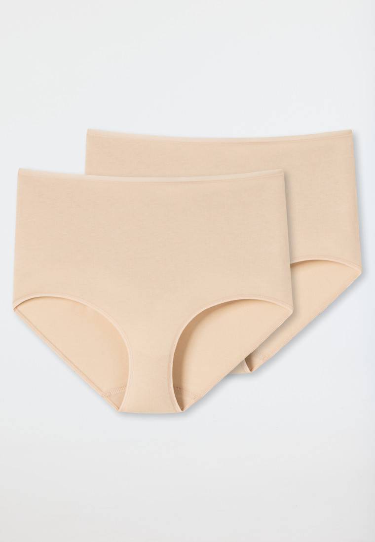 Schiesser Maxislips 2er-Pack Organic Cotton sand - 95/5 Outlet