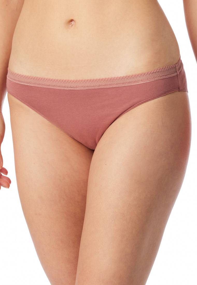 Schiesser Rio-Slips 2er-Pack Spitze terracotta/sand - Cotton Lace Günstig kaufen
