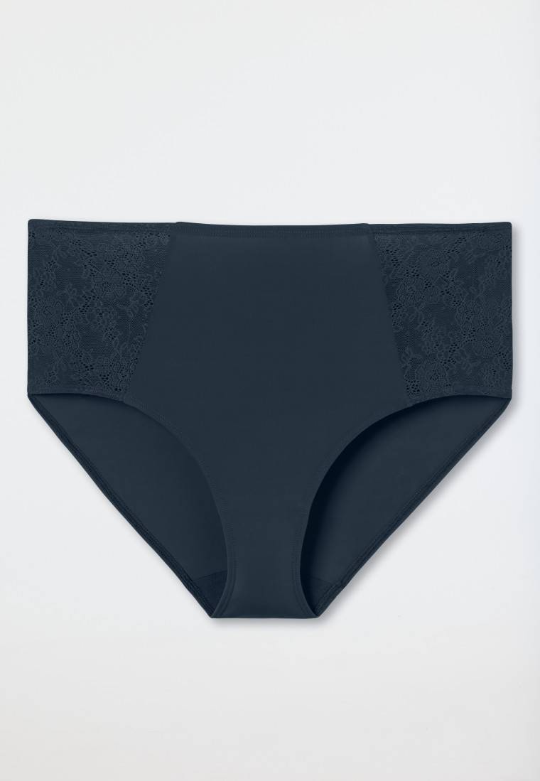 Schiesser Midi-Slip Spitze dunkelblau - Air Versandkostenfrei